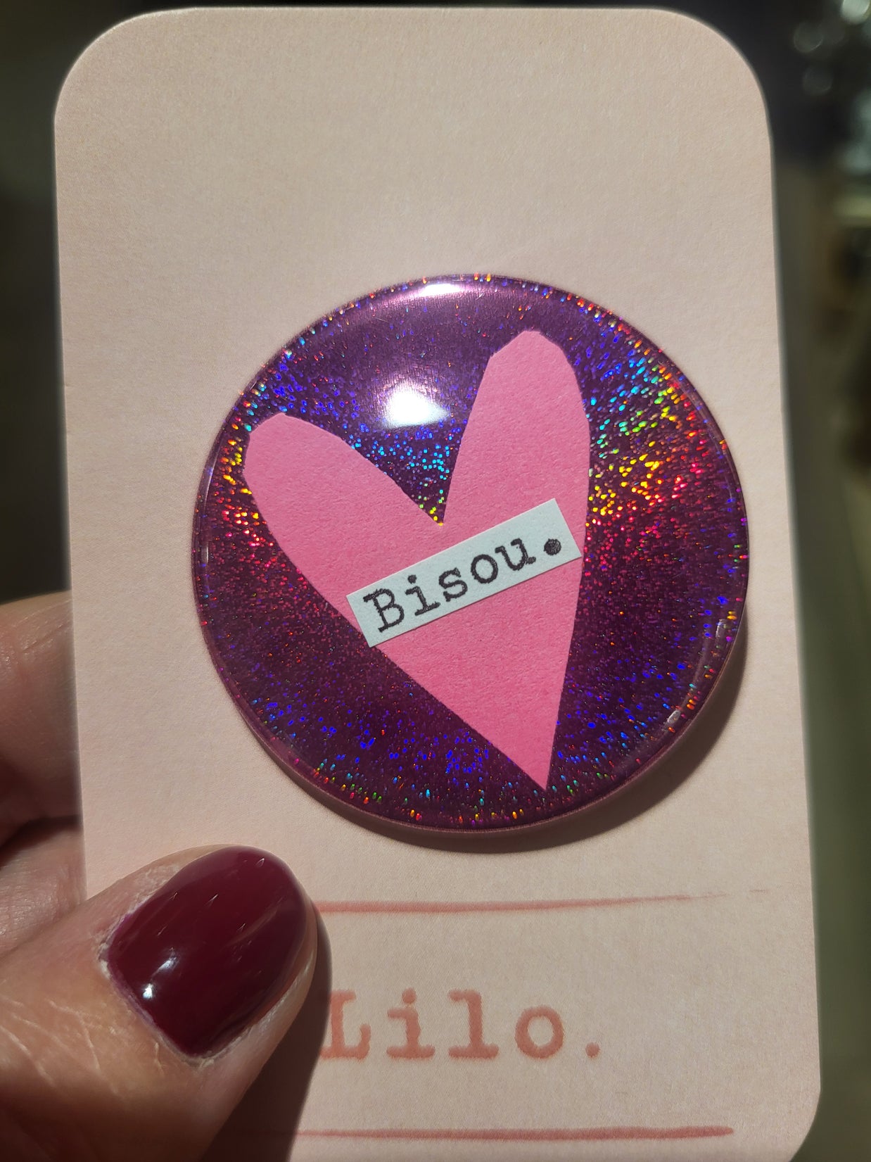 Badge Bisou