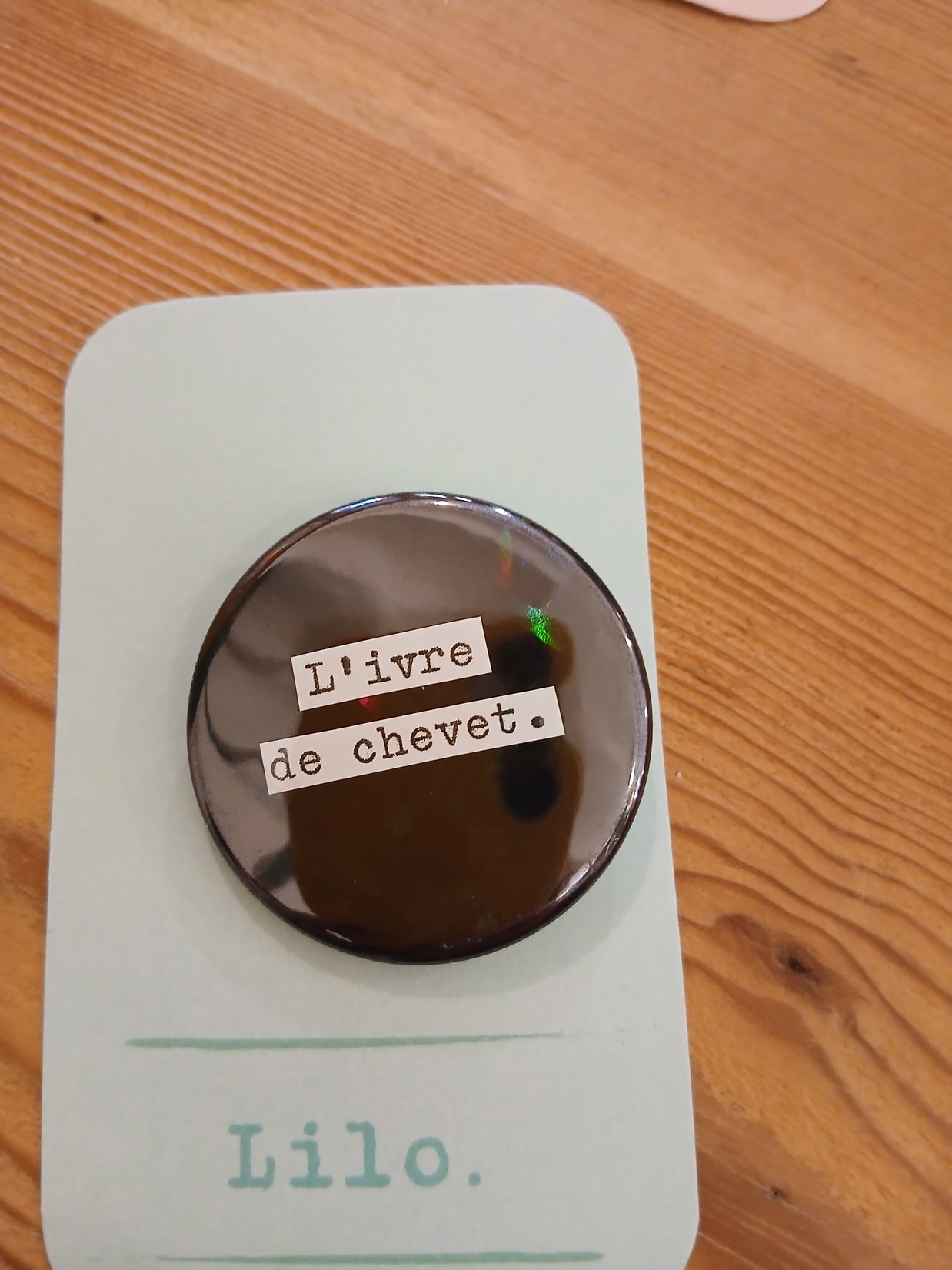 Badge L'ivre de chevet