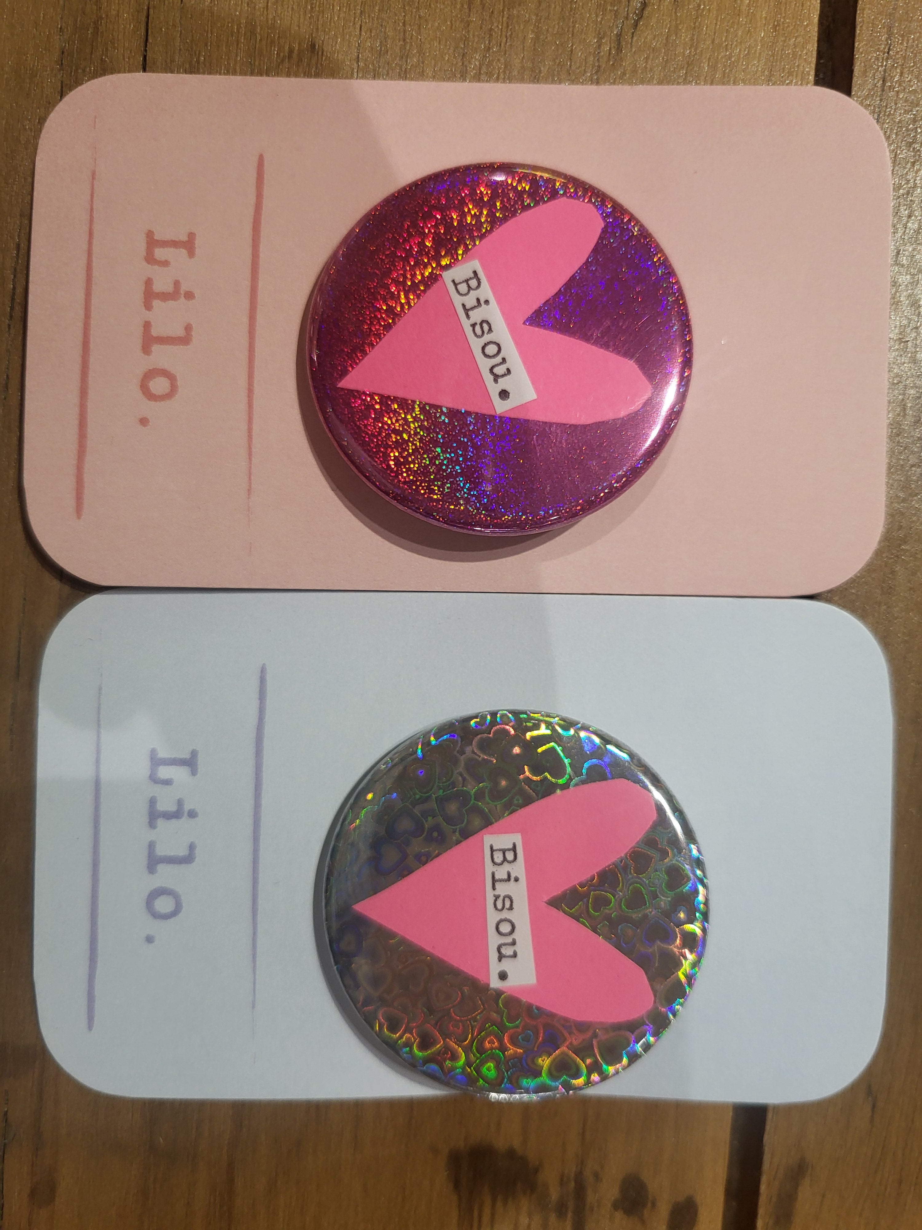 Badge Bisou
