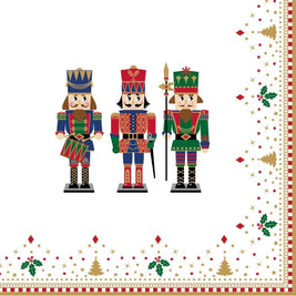 SERVIETTES EN PAPIER 33X33CM NUTCRACKER