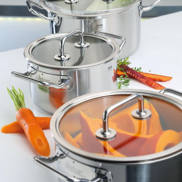 Casseroles avec couvercle : Ø 20 cm  Brigade, Spring