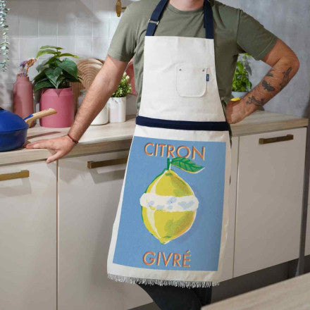 Tablier-Tableau CITRON givré