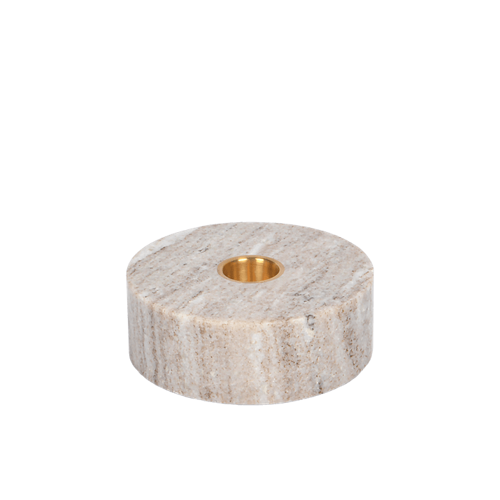 Bougeoir Marbre Beige