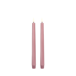 Bougie Conique 25 cm Roses Set de 2, Uyuni (Copie)