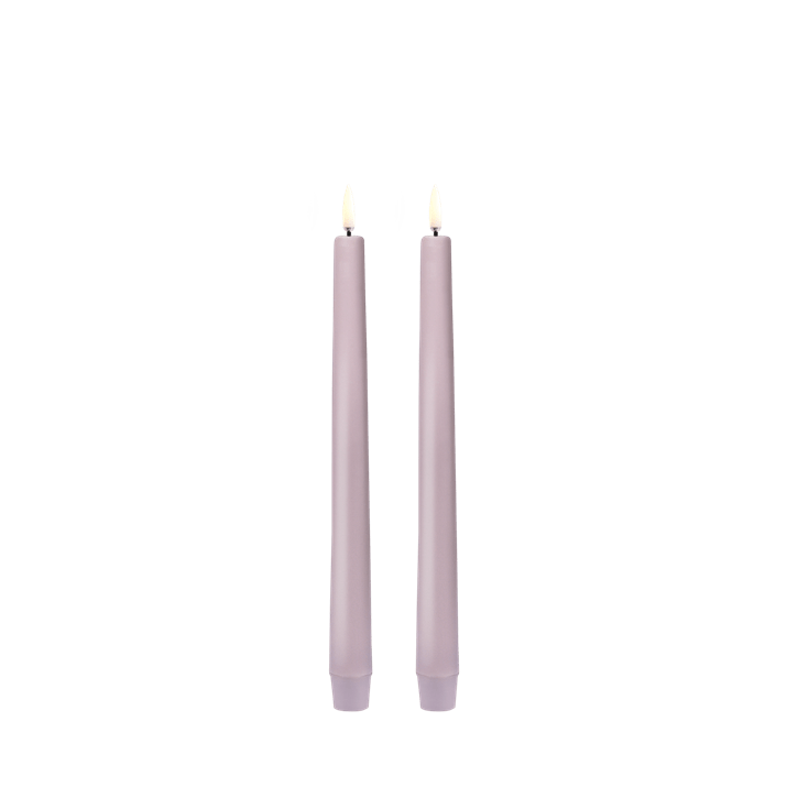 Bougie Conique 25 cm Lavander Set de 2, Uyuni