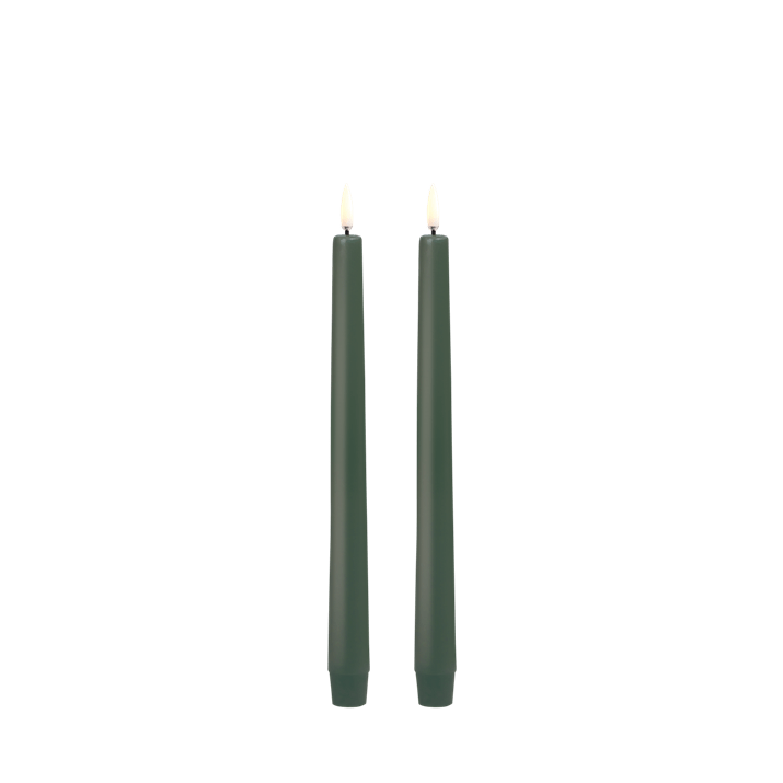 Bougie Conique 25 cm Olive Green Set de 2, Uyuni