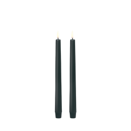 Bougie Conique 25 cm Pine Green Set de 2, Uyuni