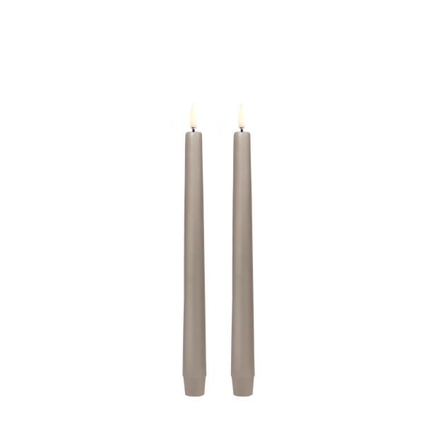 Bougie Conique 25 cm Sandstone Set de 2, Uyuni